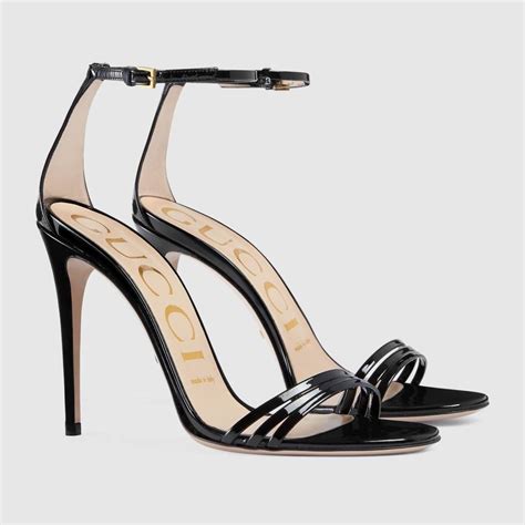 gucci sandal heel suola cuoio|gucci sandals high heel.